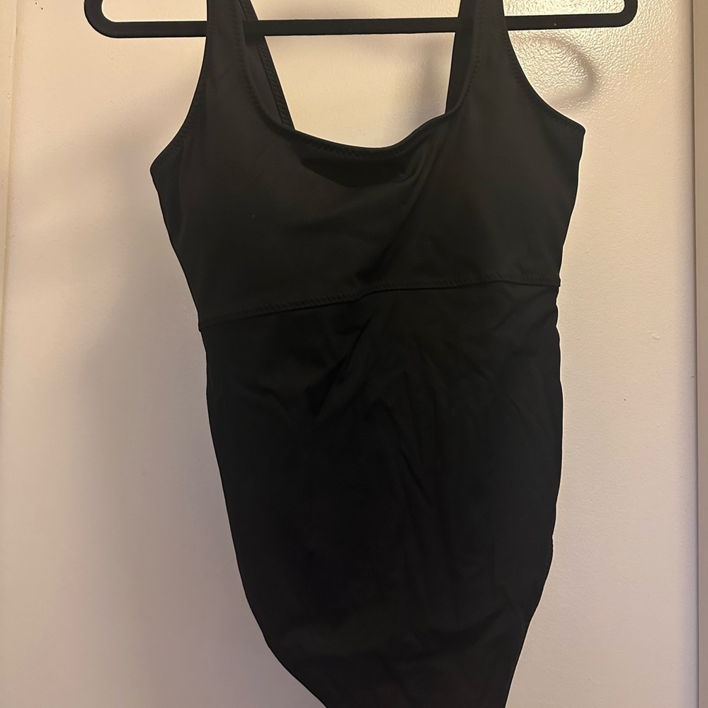 Fabletics Black One-Piece Swimsuit - New